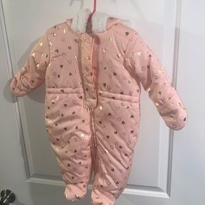 Baby girl snowsuit
